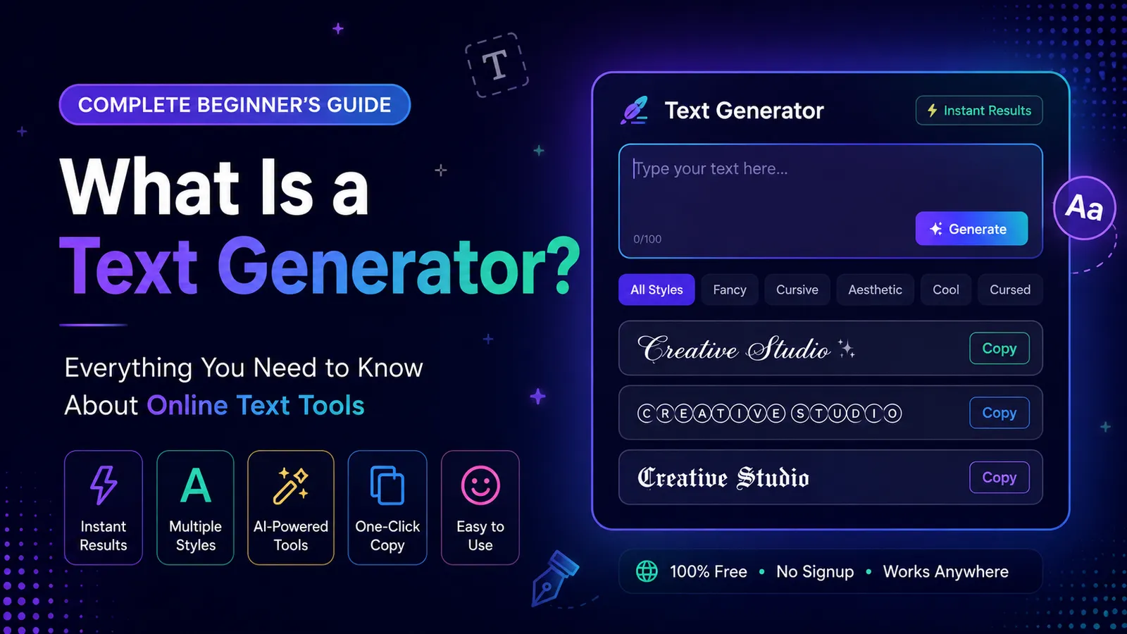 What Is a Text Generator